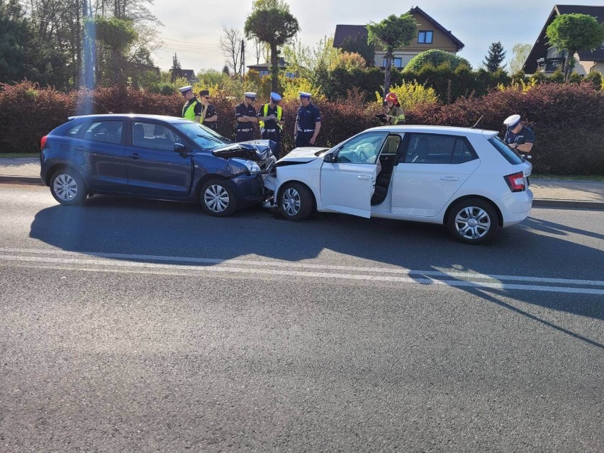 Wypadek w Rybniku na ul. Wodzisławskiej