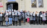 Pracownicy sądu w Inowrocławiu protestują [zdjęcia] 