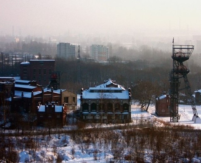 Teren po byłej kopalni Katowice.