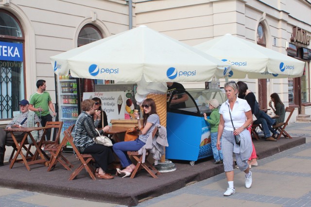 A jak temperatura przeszkadza, to na lody...