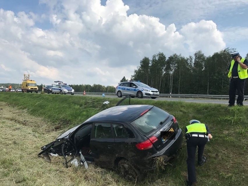 Wypadek na autostradzie A4 w Jaworznie: policja szuka...