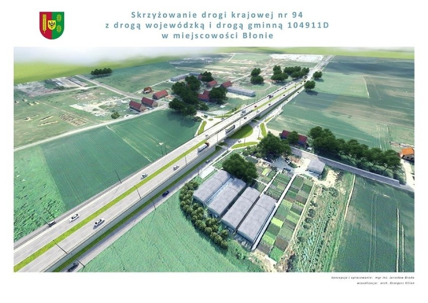 Będzie przebudowana droga Wrocław-Środa Śląska. W planach dwupoziomowe skrzyżowanie i rondo (WIZUALIZACJE)