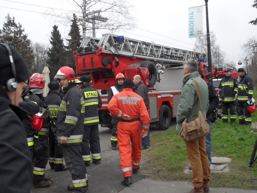 Straż pożarna w Parku Śląskim: ćwiczyli ewakuację z Elki