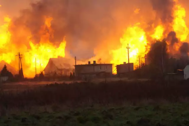 Wielki pożar gazu w Jankowie Przygodzkim miał miejsce w listopadzie 2013 roku