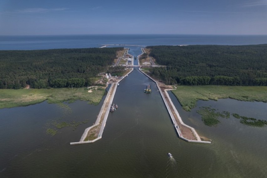 Trwają ostatnie prace na budowie Kanału Żeglugowego na Mierzei Wiślanej (lipiec 2022)! | ZDJĘCIA, WIDEO