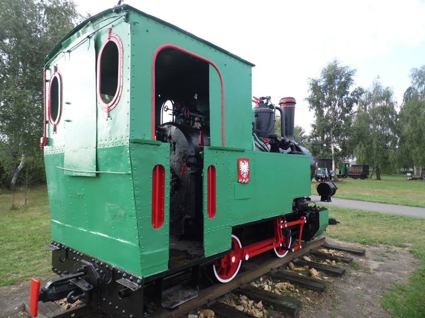 Odrestaurowana lokomotywa w tarnogórskim skansenie maszyn...