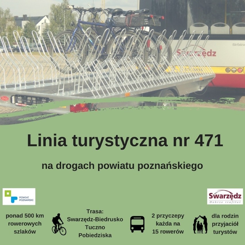 Linia 471 przebiega przez następujące szlaki rowerowe:...