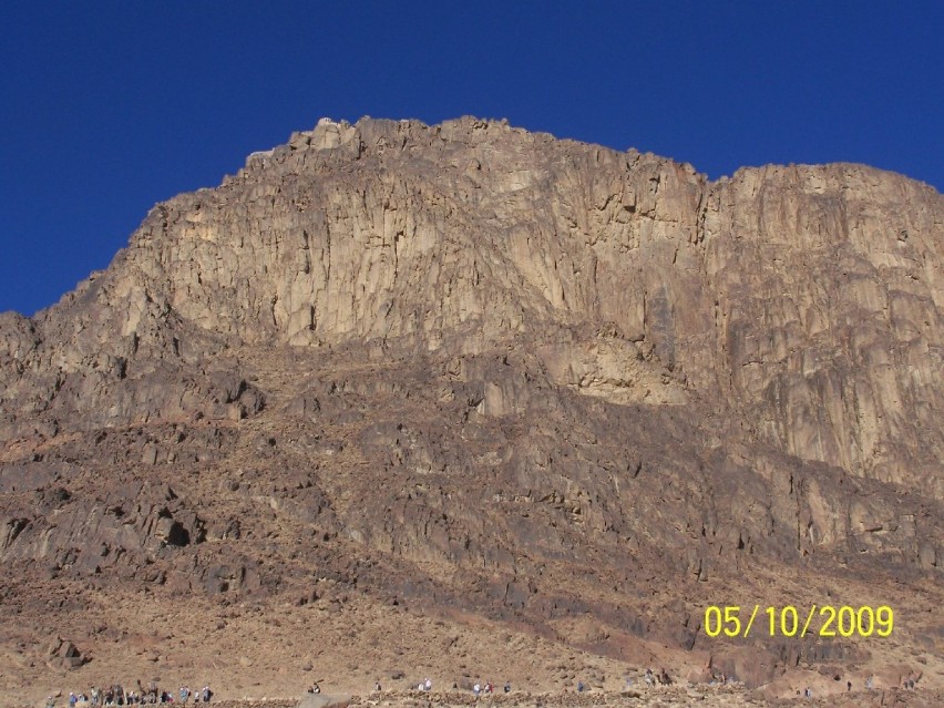 Biblijna Góra Synaj, po arabsku - Dżabal Musa (Góra Mojesya=