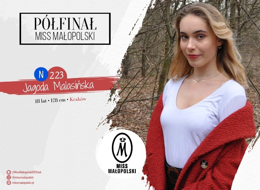 Miss Nastolatek Małopolski 2020. Kandydatki i półfinalistki...