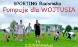 #GaszynChallenge: Piłkarze Sportingu Radomsko pompują dla Wojtusia