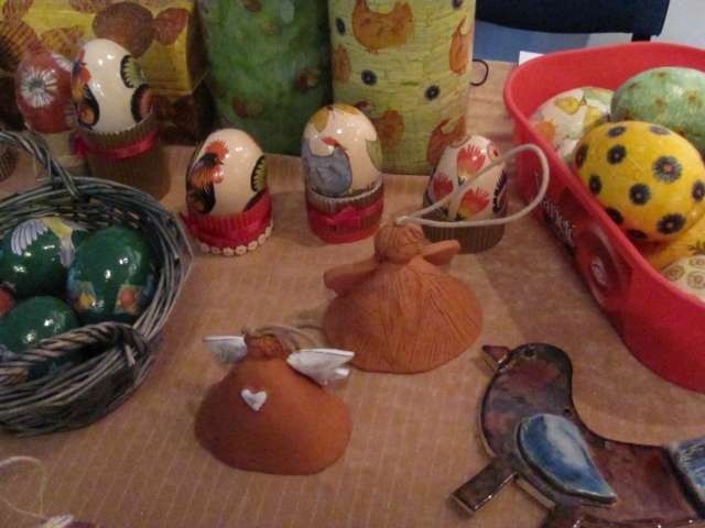 Myszków: Ozdoby świąteczne na jarmarku w domu kultury [ZDJĘCIA]