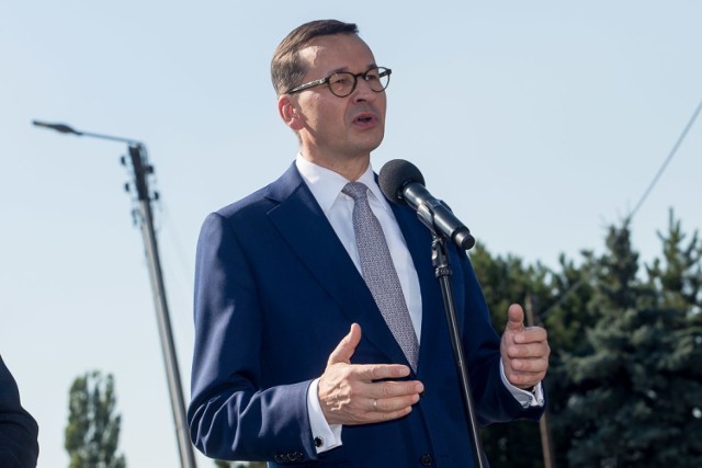 Premier Mateusz Morawiecki w Pszczynie-Porębie