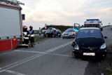 Gm. Nowy Dwór Gdański. Wypadek na skrzyżowaniu w okolicach Kmiecina. Kłopotliwy zjazd