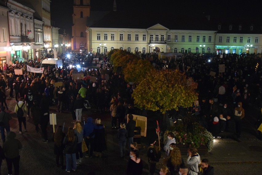 Protest kobiet w Oświęcimiu, 28 października 2020r.