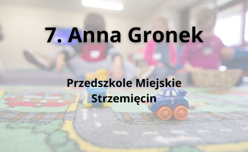 Oto najpopularniejsi nauczyciele przedszkoli w Grudziądzu. To oni zebrali najwięcej głosów w Plebiscycie Edukacyjnym
