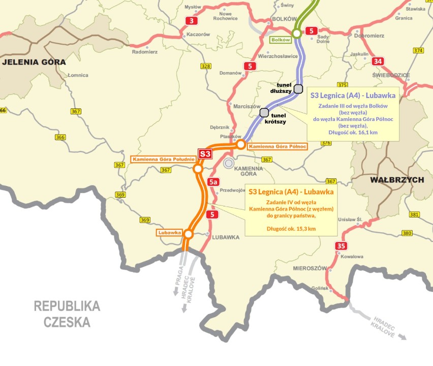 Budowa drogi S3 Kamienna Góra - Bolków: Tunele robią wrażenie! Fotorelacja z prac we wrześniu 2022