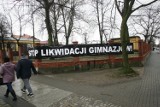 Protest legnickiego gimnazjum