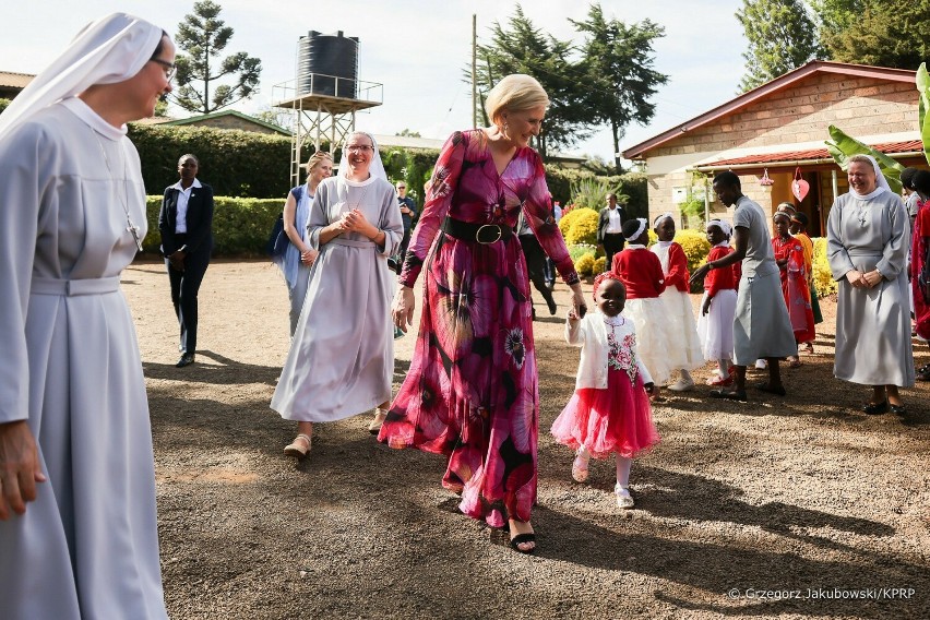 Małżonka Prezydenta RP Agata Kornhauser–Duda odwiedziła Dom...