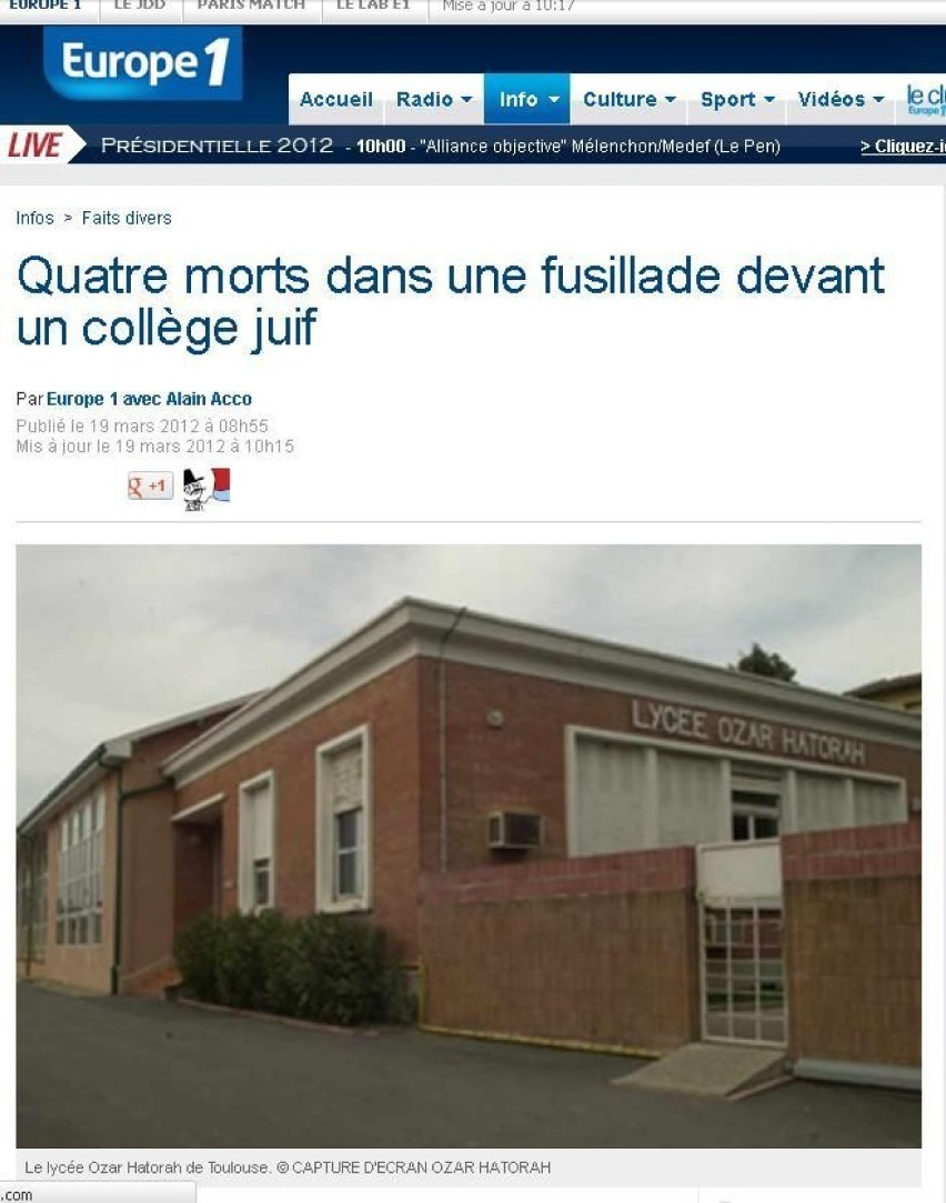 Strzelanina przed żydowską szkołą w Tuluzie we Francji [Wideo]
