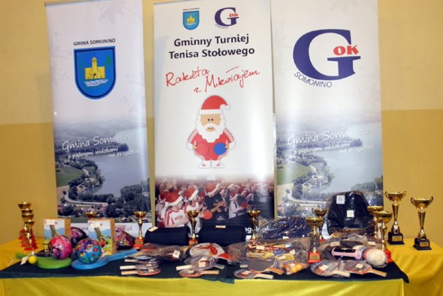 Mikołajkowy Turniej Tenisa Stołowego organizowany przez GOK w Somoninie, odbędzie się już po raz ósmy 2 grudnia w hali w Goręczynie.