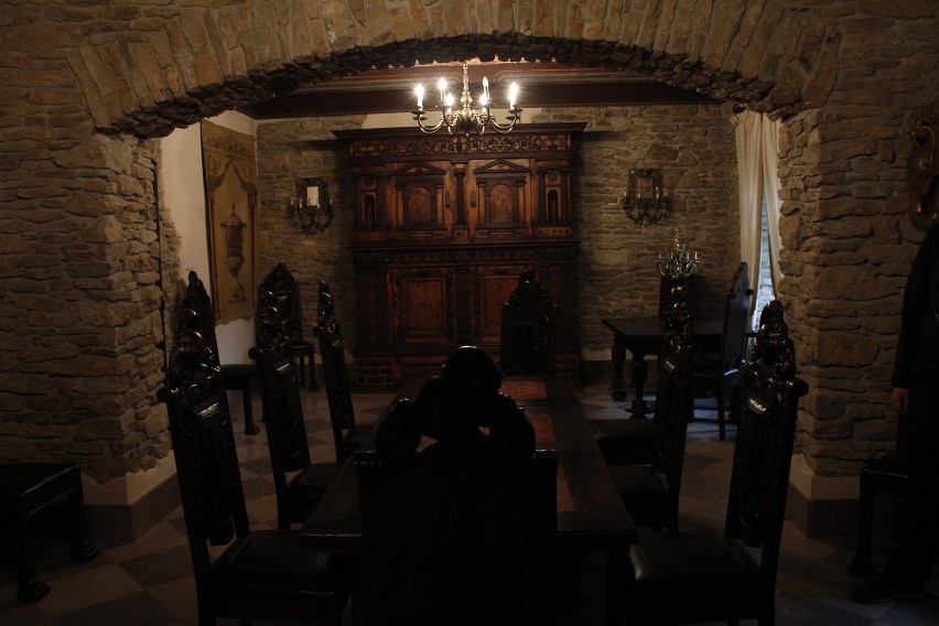 Wnętrza zamku w Starych Tarnowicach
