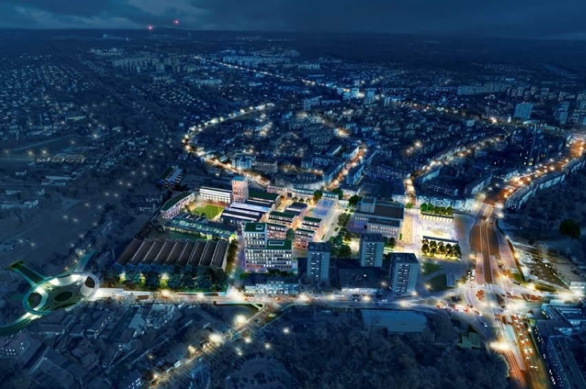 Tak będzie wyglądać nowe centrum Dąbrowie Górniczej [WIZUALIZACJE]. Zielone światło dla miejskiej spółki.