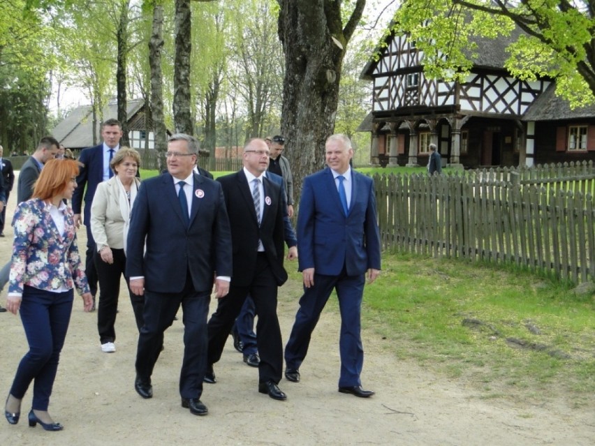Prezydent Bronisław Komorowski odwiedził Olsztynek
