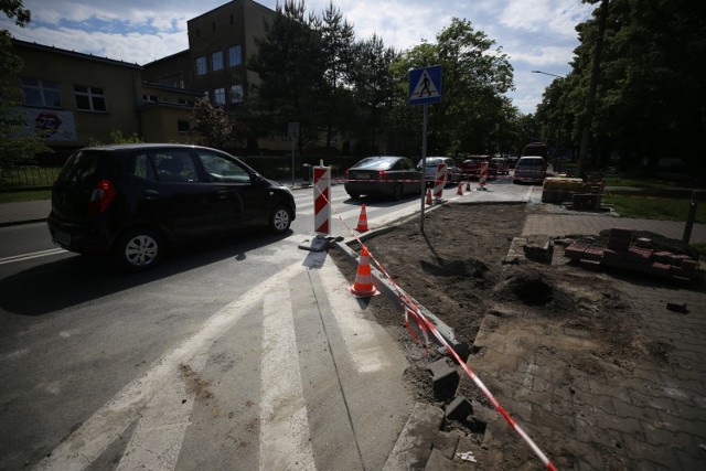 Przebudowa przejść dla pieszych na ulicy Panewnickiej w Katowicach