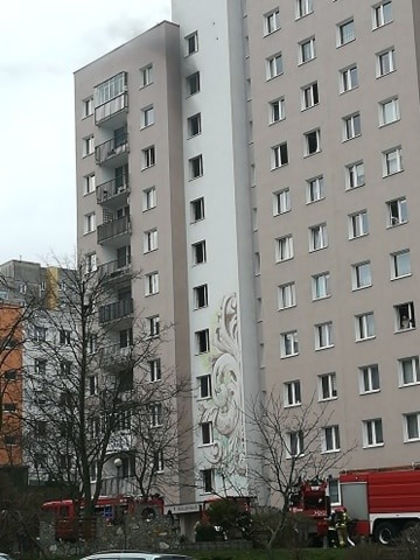 Do pożaru doszło w bloku przy ul. Kraljevskiej.