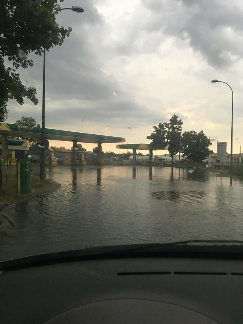 Tak wyglądały ulice Gorzowa po ostatnich burzach z ulewami...