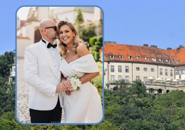 Ewa Wachowicz i Sławomir Kowalewski i Sławomir Kowalewski zorganizowali wesele w podkrakowskim Zamku w Przegorzałach. Zobaczcie jak wyglądała uroczystość na kolejnych zdjęciach!