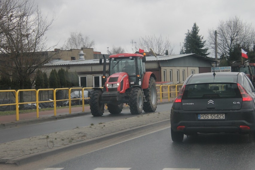 Rolnicy blokowali drogi krajowe na terenie Krotoszyna
