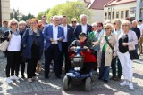 Dariusz Joński i Cezary Grabarczyk w Łęczycy. Spotkali się z mieszkańcami i wyrazili poparcie dla burmistrza Kuleszy