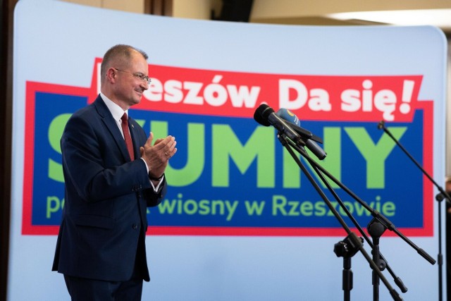 Waldemar Szumny (PiS) według sondażu exit poll otrzymał 43,9% głosów w II turze wyborów na prezydenta Rzeszowa