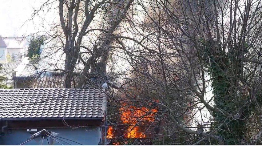 Pożar w Kraśniku Fabrycznym. Zobacz wideo z akcji strażaków!