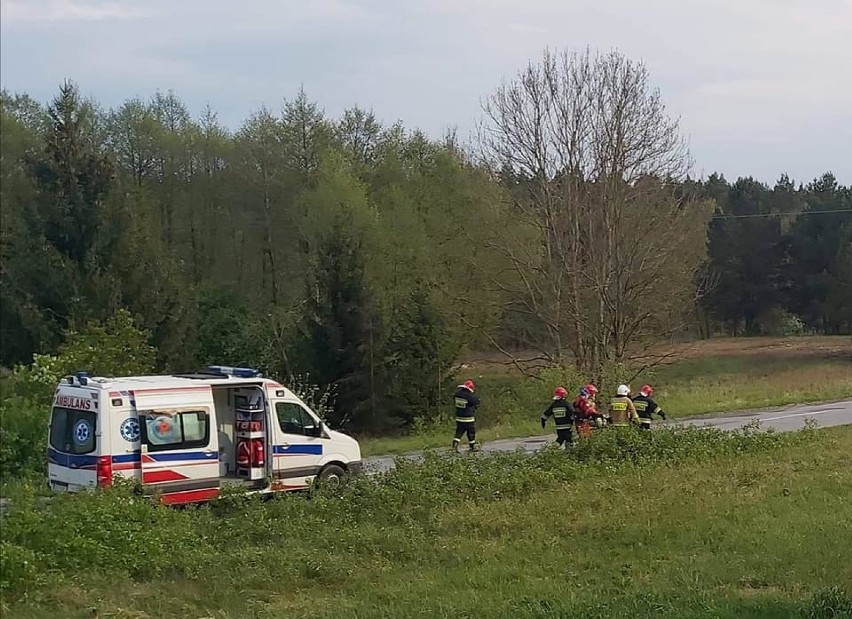 Powiat kwidzyński. Dwa wypadki z udziałem motocyklistów. Nie obyło się bez interwencji Lotniczego Pogotowia Ratunkowego [ZDJĘCIA]