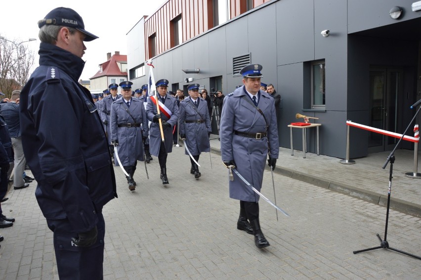 Uroczyste otwarcie wyremontowanego budynku policji w Lęborku