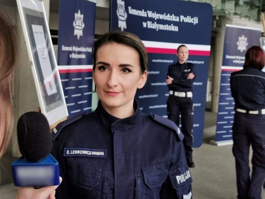 Starszy posterunkowy Ewelina Lewkowicz - Raban, kiedy nie...