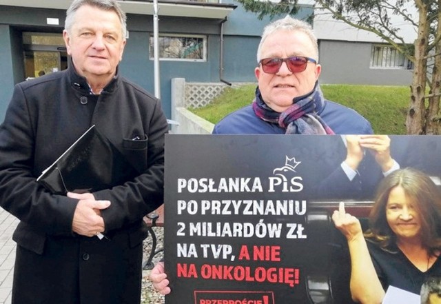 Od lewej: poseł PO Marek Hok (z zawodu lekarz ginekolog) i senator PO Janusz Gromek, były prezydent miasta