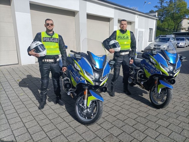 Dwa nowe policyjne motocykle są już w komendzie w Aleksandrowie Kujawskim