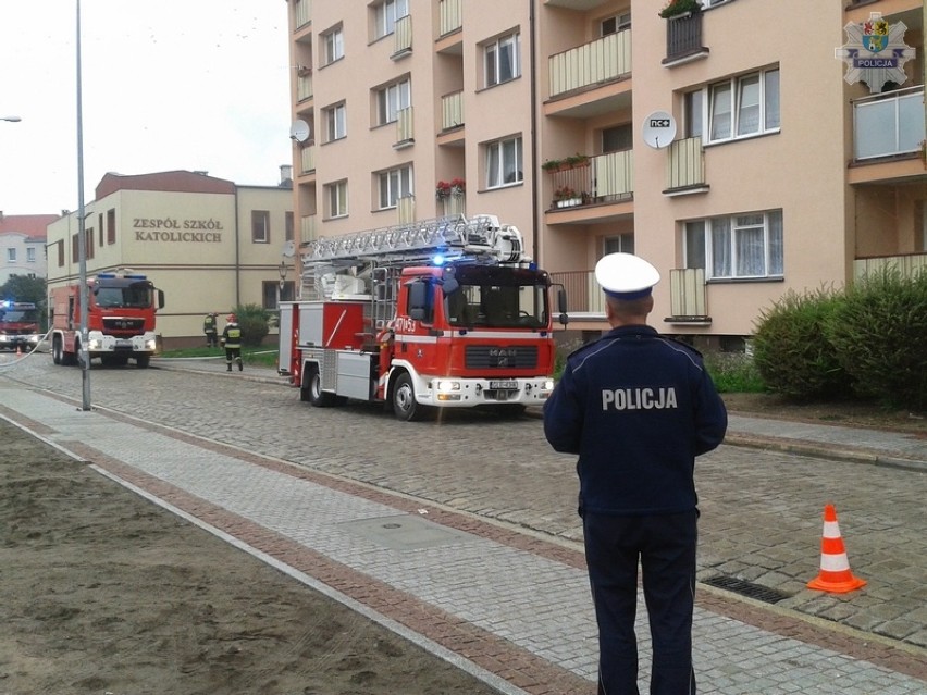 Lębork. Zagrożenie wybuchem. Ewakuowano mieszkańców bloku