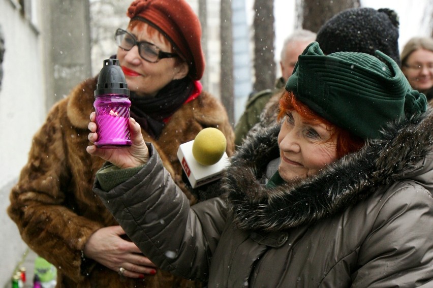 Barbara Krafftówna uczciła pamięć Hasa, Cybulskiego i Lenartowicza (ZDJĘCIA)