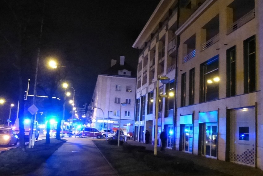 Pożar w apartamentowcu przy Powstańców Śląskich - 11.01.2015