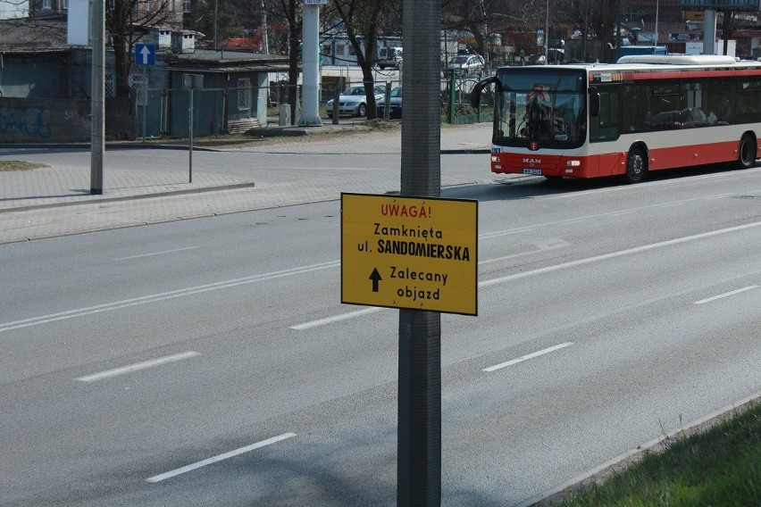 Bez przejazdu na Sandomierskiej