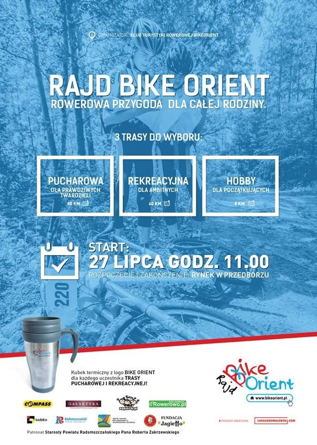 Plakat Bike Orient 2013 w Przedborzu