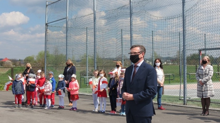 Spotkanie z ułanami uczestniczącymi w Rajdzie szlakiem...