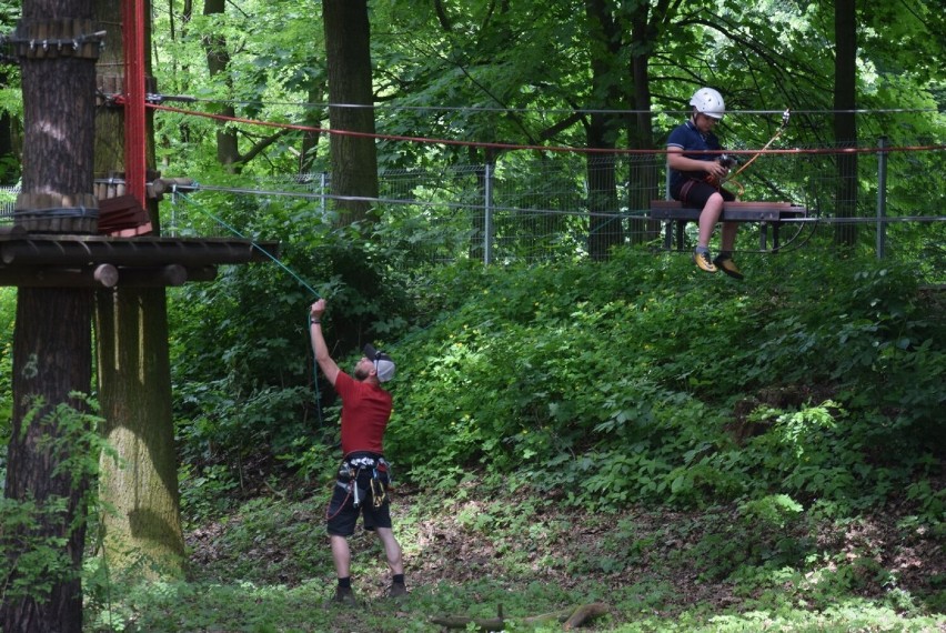 Park linowy w Kaliszu. Aktywna rozrywka dla całej rodziny