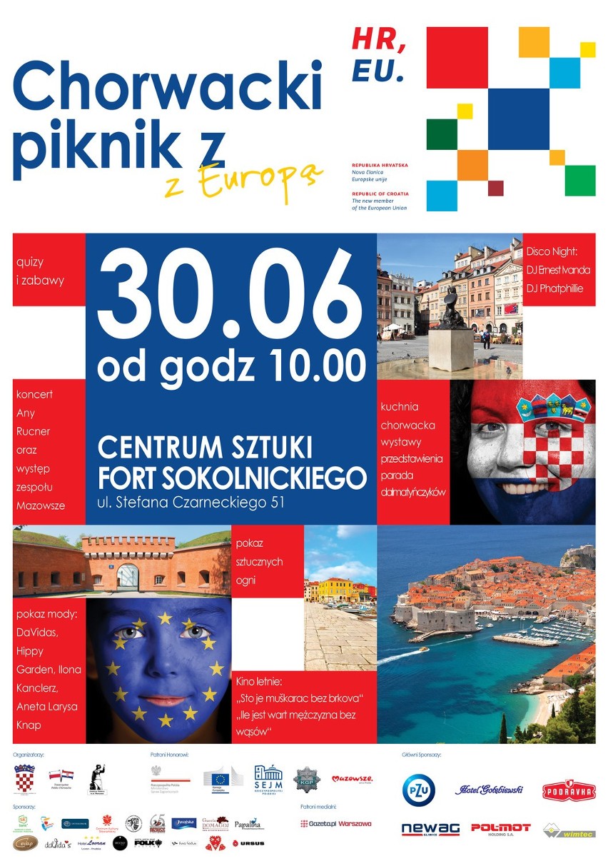Chorwacki piknik z Europą w Forcie Sokolnickiego już w niedzielę [PROGRAM]