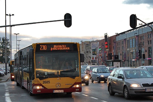 Pierwszy dzień modernizacji trasy W-Z w Łodzi