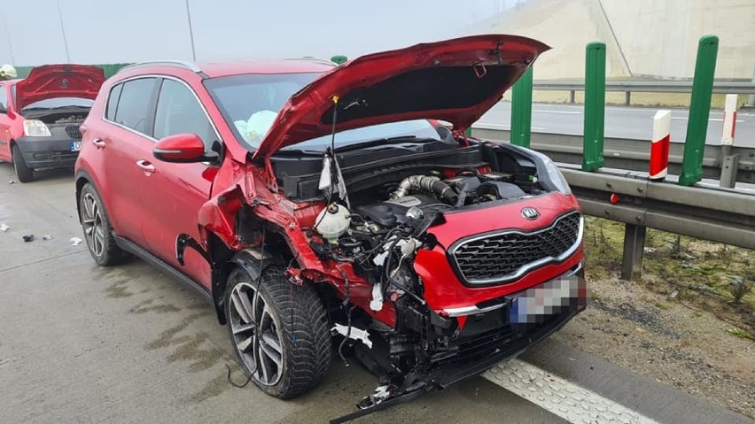 Wypadek na A4 pod Legnicą